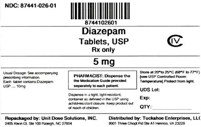 Diazepam 5 mg (8744102601 Diazepam 5 mg)